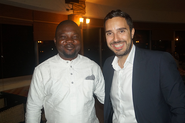 IC EXCO Entertains Prof Paolo from London